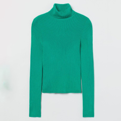 Knitted turtleneck pullover