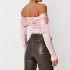 Tall blush corset top