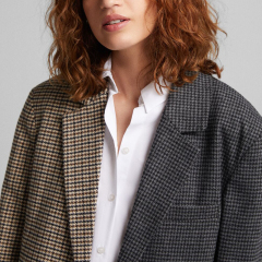 Two-tone blazer