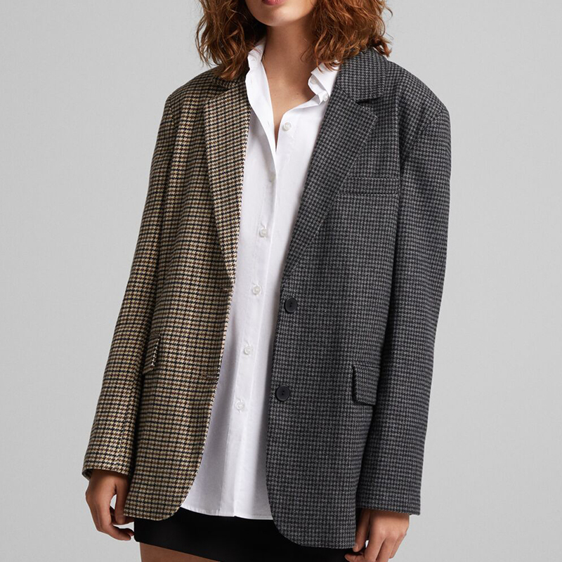 Two-tone blazer