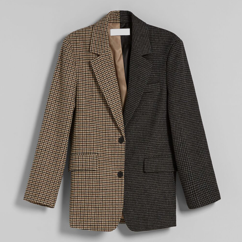 Two-tone blazer