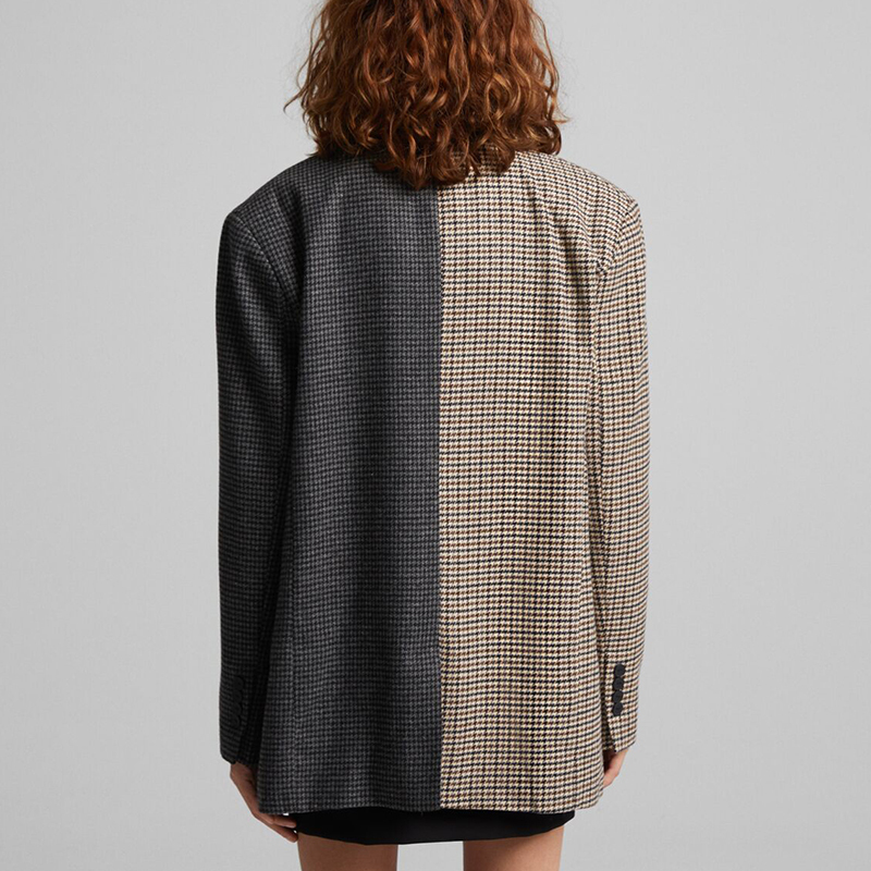 Two-tone blazer