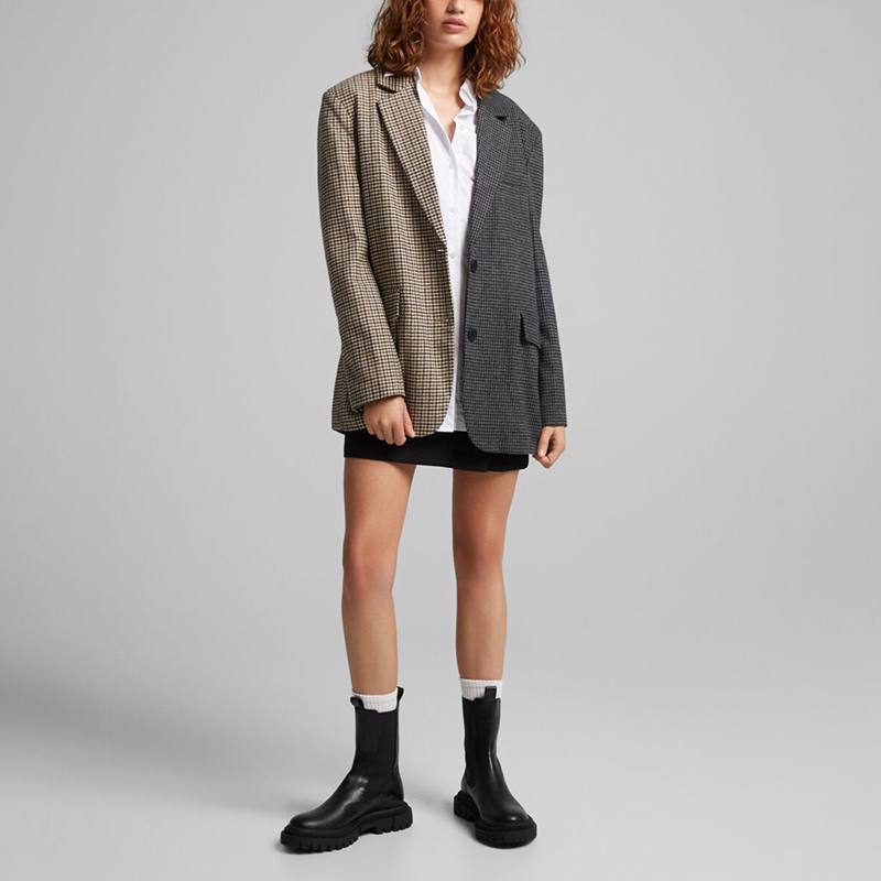 Two-tone blazer