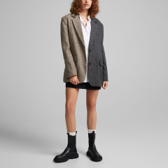 Two-tone blazer