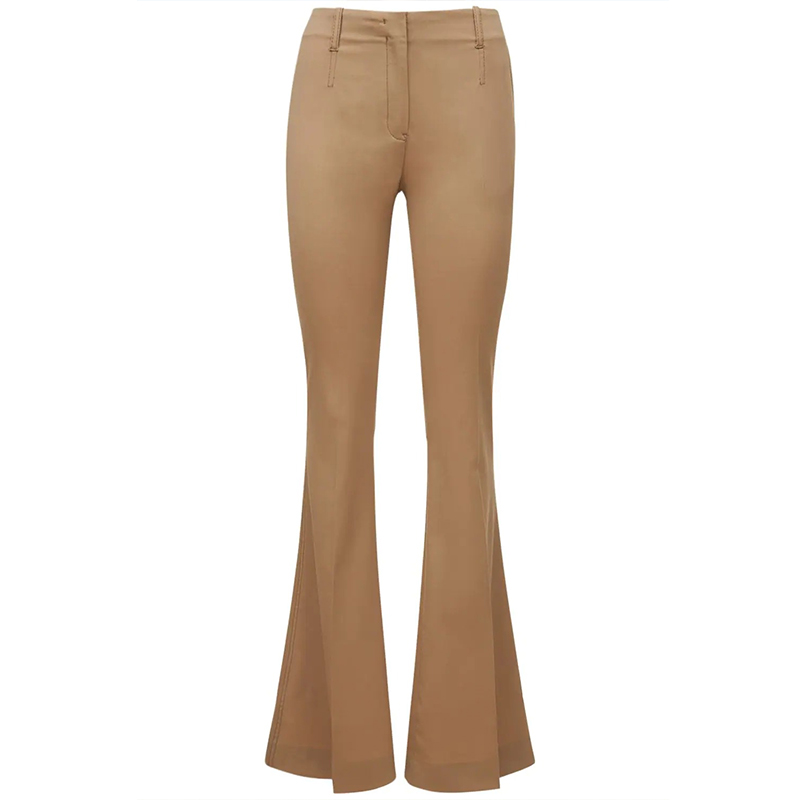 Stretch wool pants