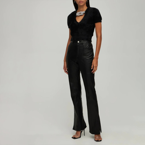 V-neck short sleeve top