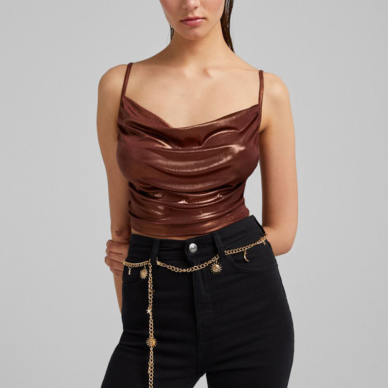 Laminated effect top