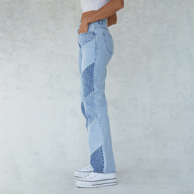 Diagonal Seam Jeans