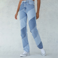Diagonal Seam Jeans