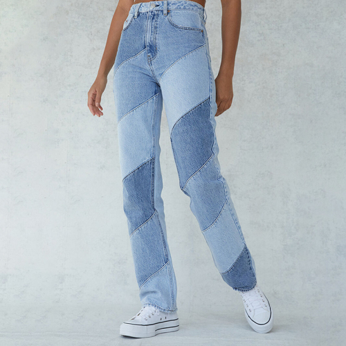 Diagonal Seam Jeans