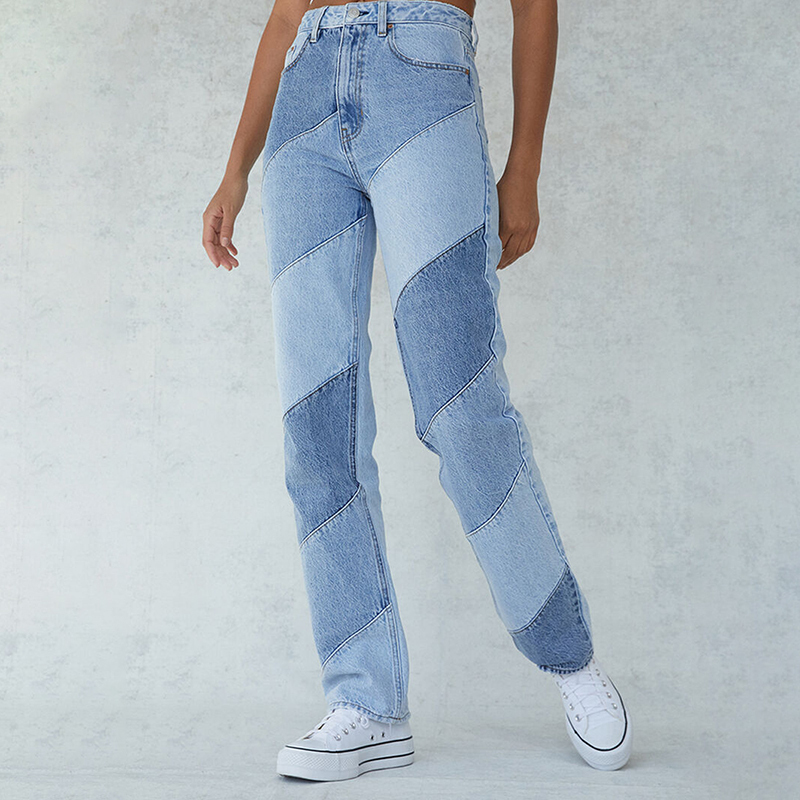 Diagonal Seam Jeans