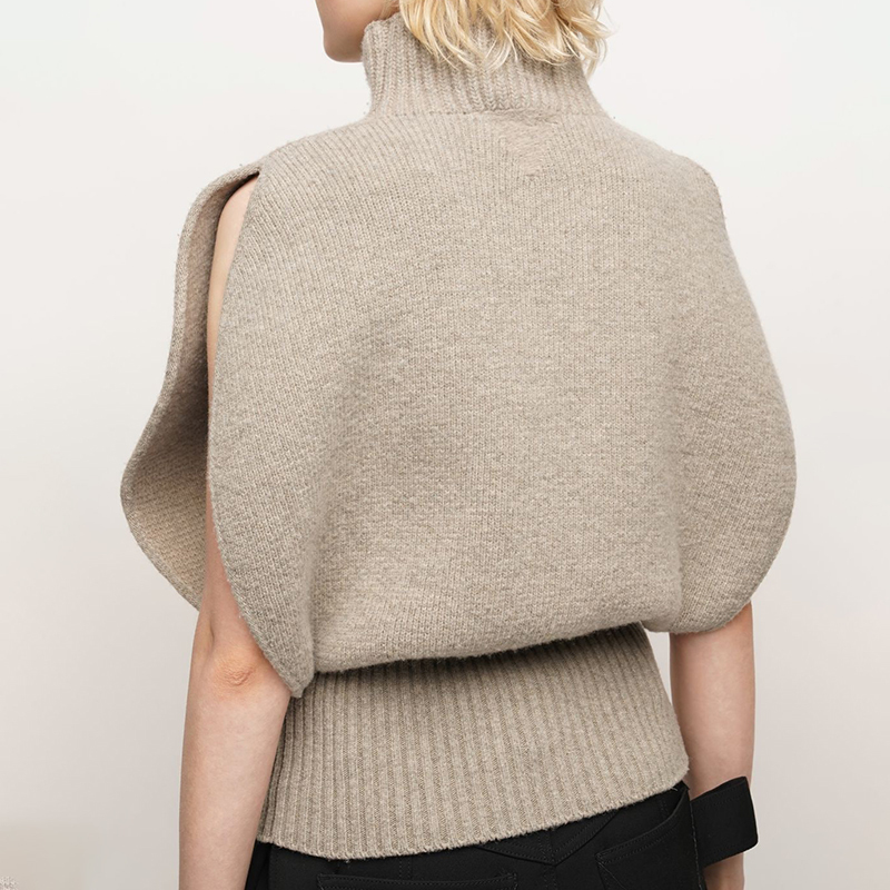 Knitted turtleneck sweater