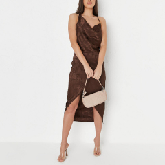 Chocolate midi dress