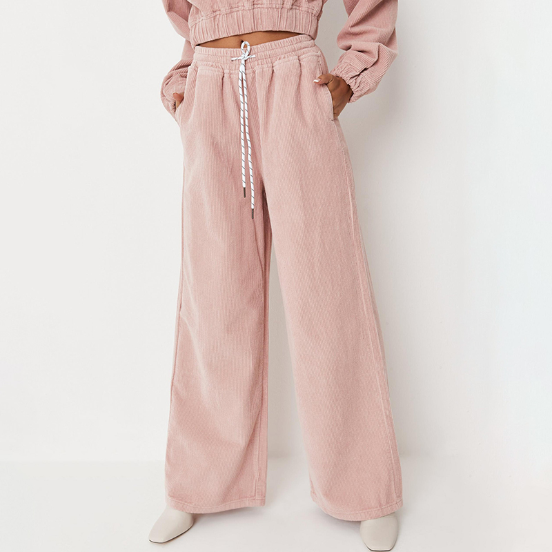 Blush wide leg jeans