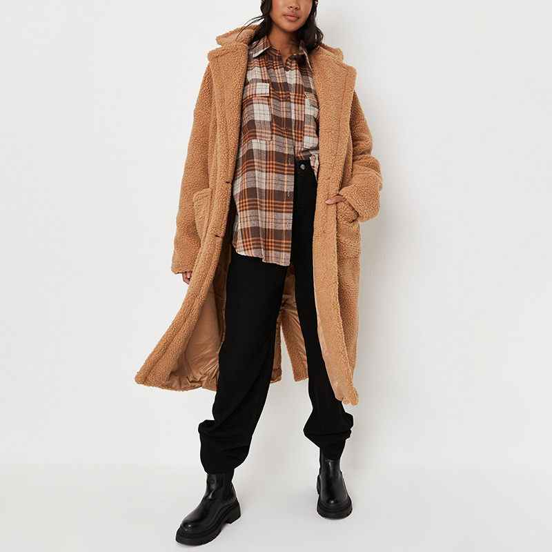 Brown check shirt