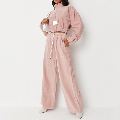 Blush wide leg jeans