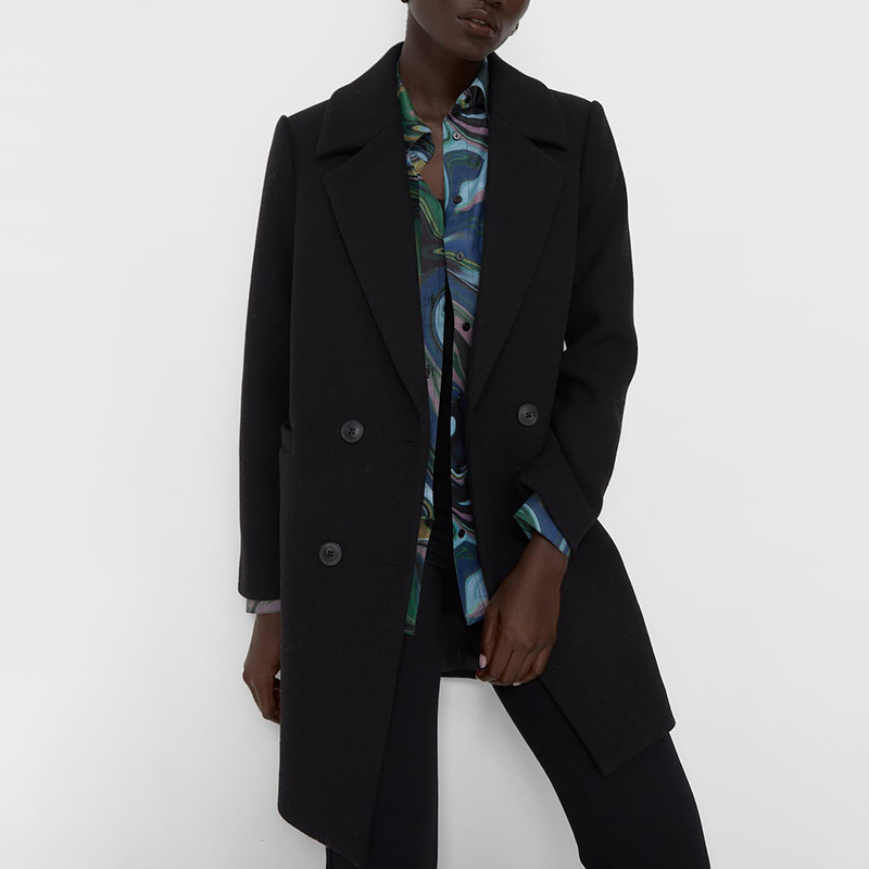 Double breasted coat