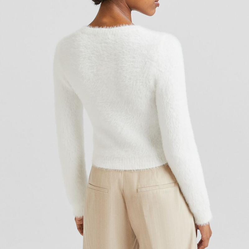 Cardigan with zipper