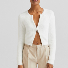 Cardigan with zipper