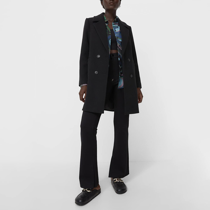Double breasted coat