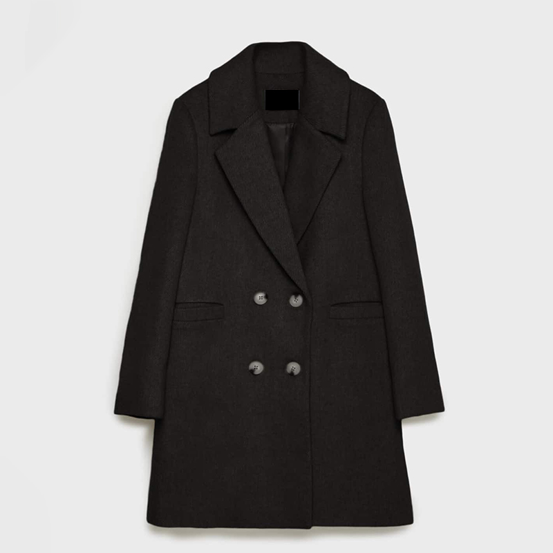 Double breasted coat