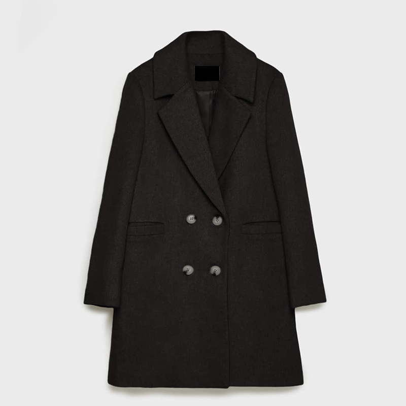Double breasted coat