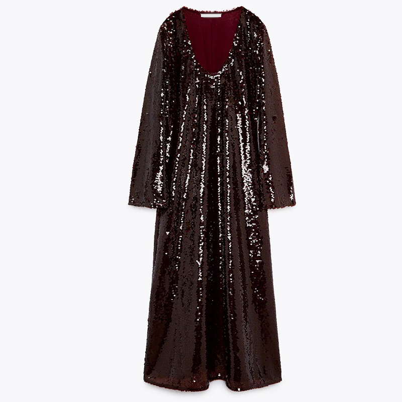 Sequin embellished dress