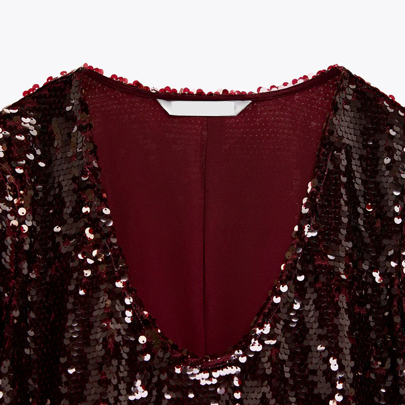 Sequin embellished dress