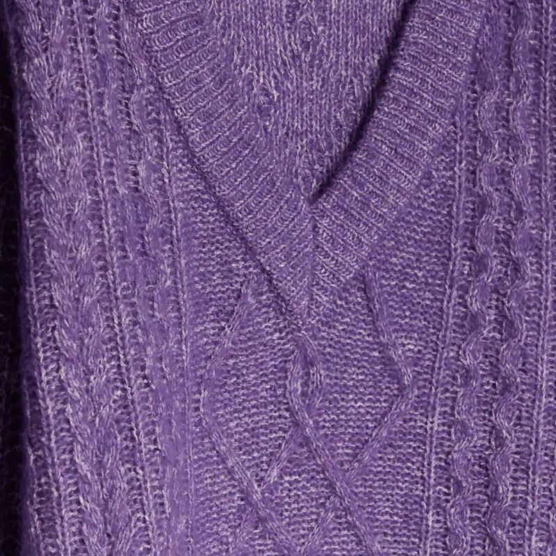 Cable knit sweater