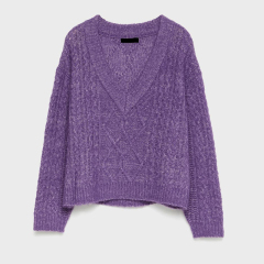 Cable knit sweater
