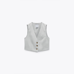 Waistcoat with seam detail