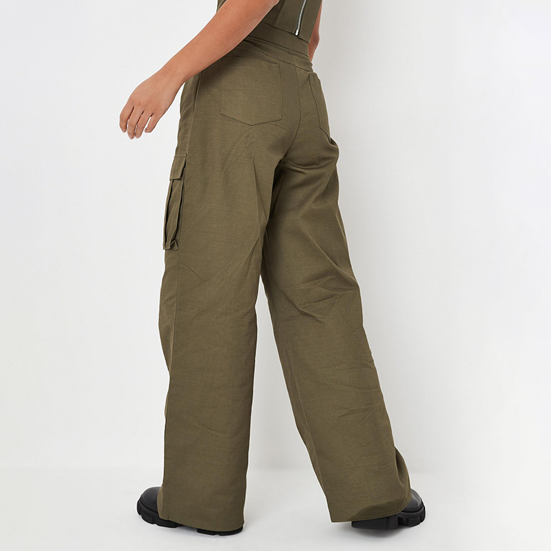 Wide leg utility trousers and top