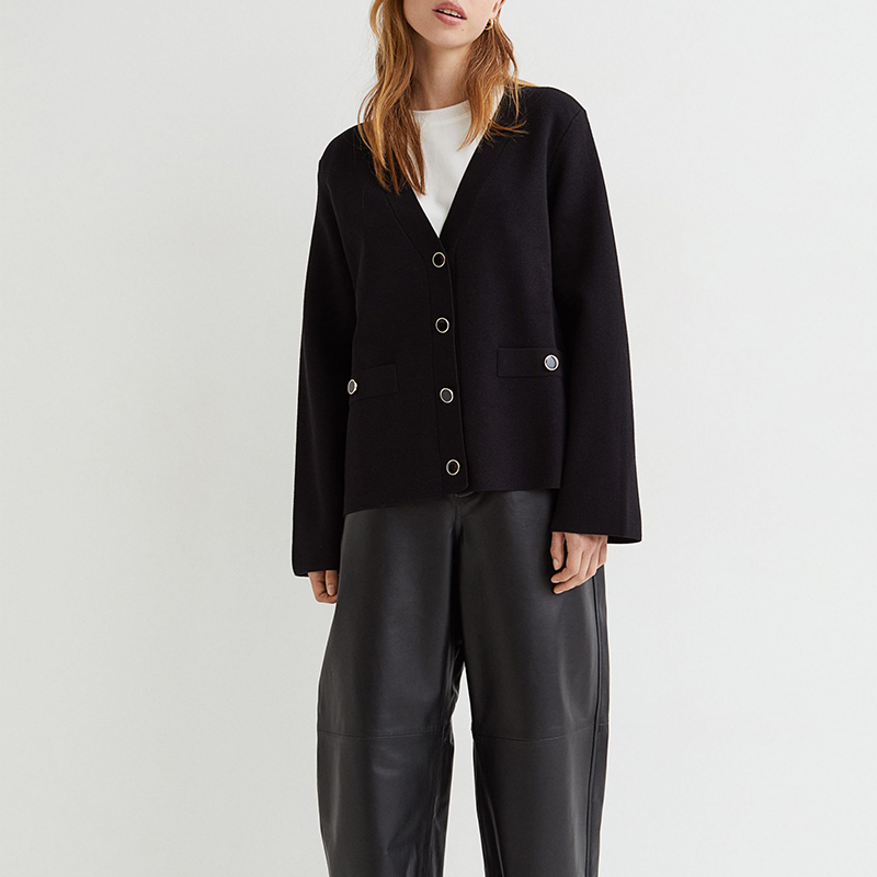 Square cardigan