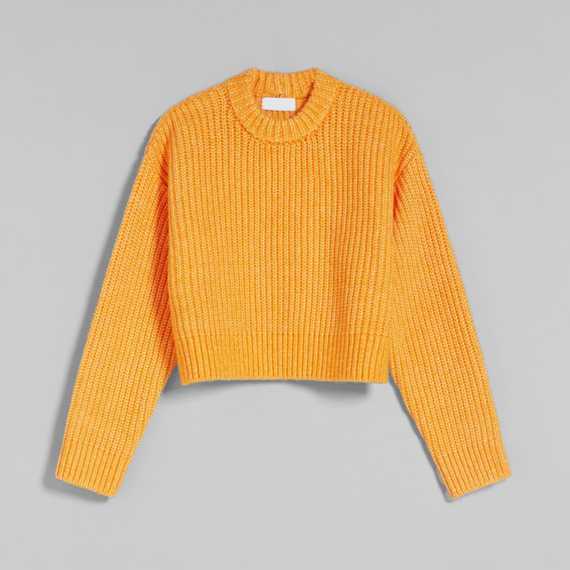 Seam square sweater