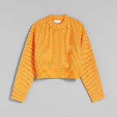 Seam square sweater