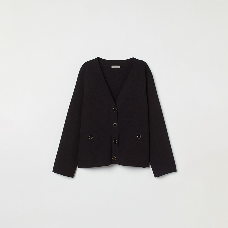 Square cardigan