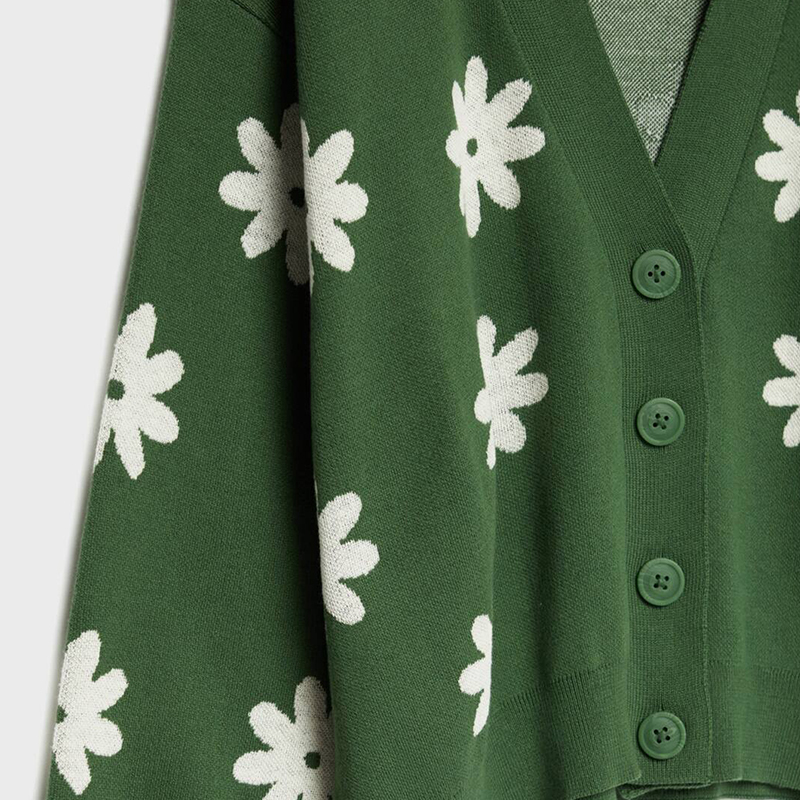 Jacquard cardigan
