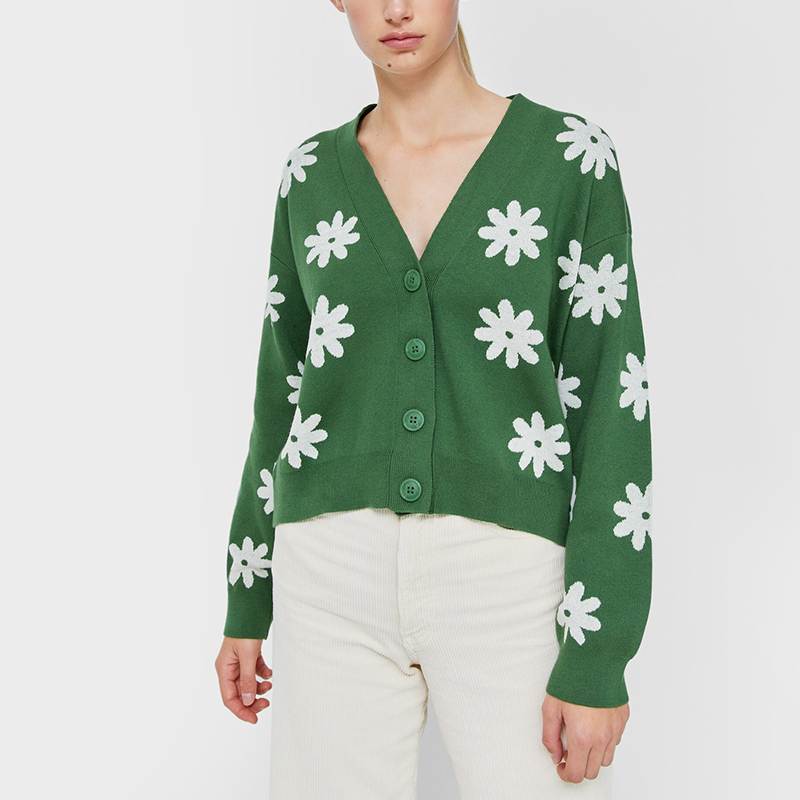 Jacquard cardigan