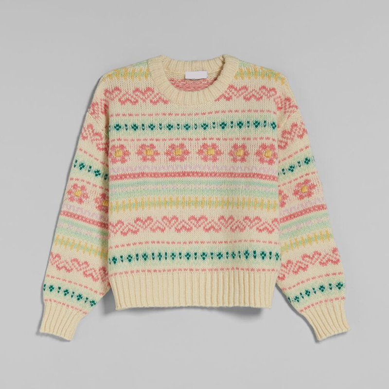 Jacquard sweater