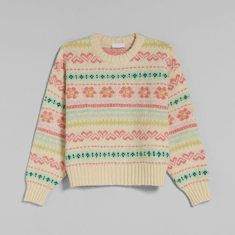 Jacquard sweater