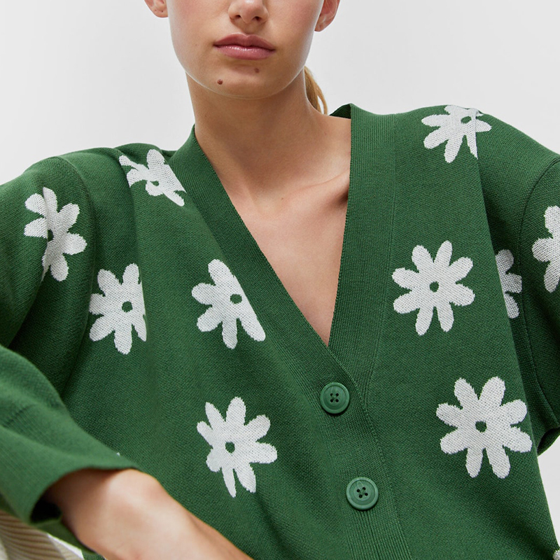 Jacquard cardigan
