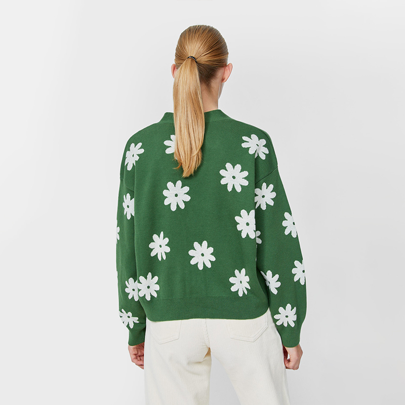 Jacquard cardigan