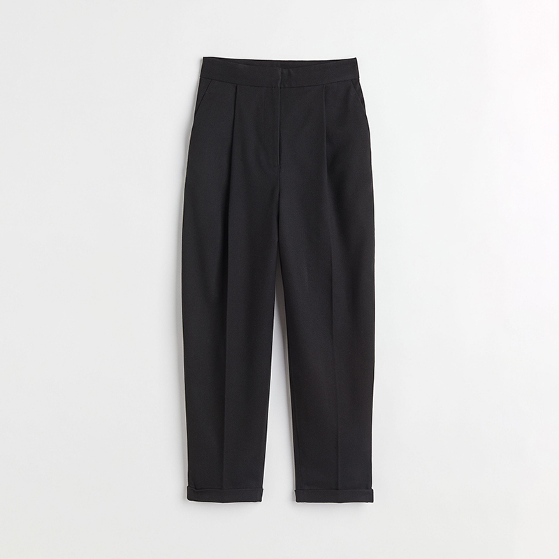 Folded trousers