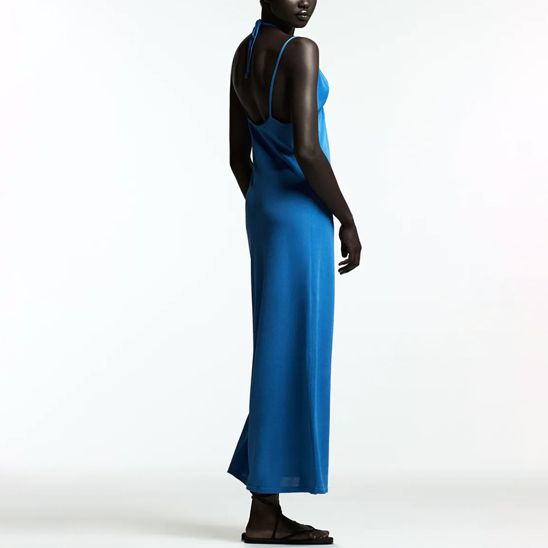 KNITTED SLEEVELESS DRESS
