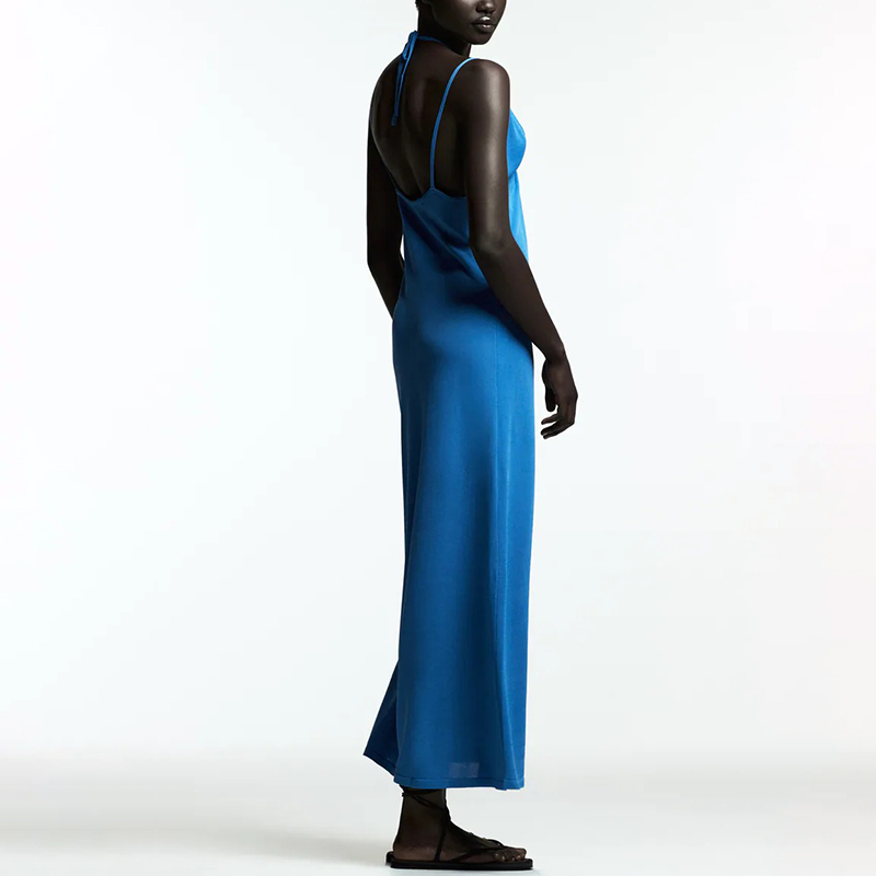 KNITTED SLEEVELESS DRESS