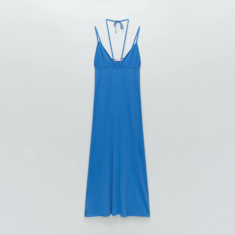KNITTED SLEEVELESS DRESS