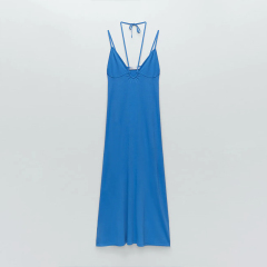 KNITTED SLEEVELESS DRESS