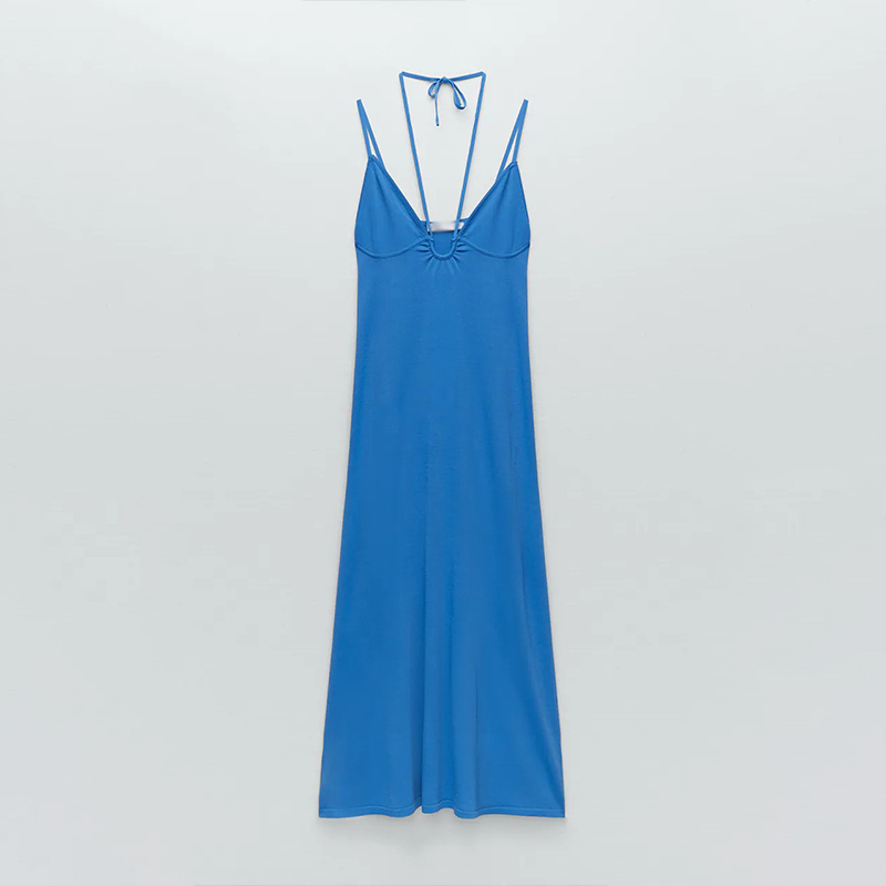 KNITTED SLEEVELESS DRESS