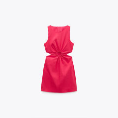 DRESS WITH CUT-OUT DETAIL