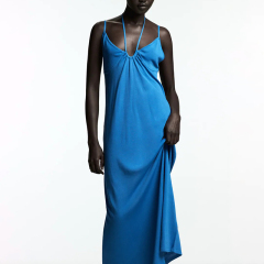 KNITTED SLEEVELESS DRESS